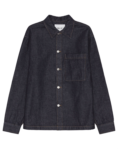 NN. 07 - Roger 1843 Overshirt Jacke - Raw Indigo